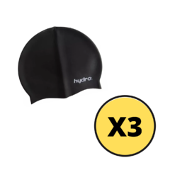 Gorra Silicona Natacion Hydro Niño x 3 unidades