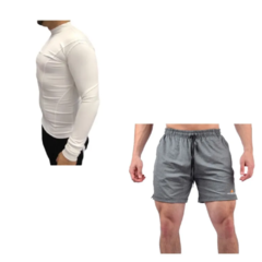 Conjunto! Camiseta Térmica Hombre B+ Short Deportivo Gs - comprar online