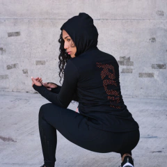 Conjunto Deportivo! Campera Lycra Mujer+ Calza Lycra Gris - PASION AL DEPORTE