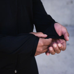 Imagen de Conjunto Deportivo! Campera Lycra Mujer+ Calza Lycra Gris