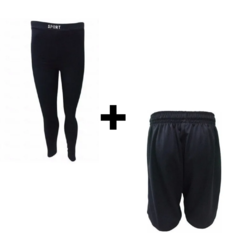 Calza Térmica Niño Sport + Short De Futbol Niño