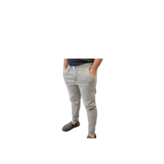 PANTALÓN ALGODÓN CON PUÑO ADULTO GRIS - PAPUA20