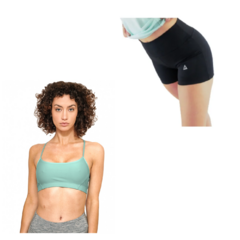 Conjunto! Top Mujer Acal + Calza Corta Mujer Lycra