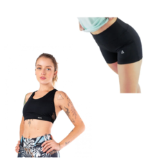 Conjunto! Top Mujer Oli +calza Corta Mujer Lycra