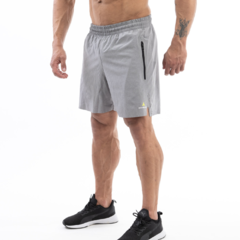 Short Cargo Hombre Bolsillos Laterales +short Microfibra Gris - tienda online