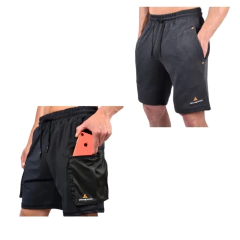 Short Cargo Hombre Bolsillos Laterales +bermuda Algodon Ng