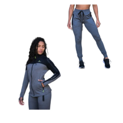 Conjunto! Campera Combinada Mujer+ Pantalon Lycra Puño GS