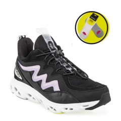 Zapatillas Mujer Head Negras Volga +Medias gratis!
