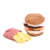 HAMBURGUESA CON PAPAS - comidita de tela - comprar online