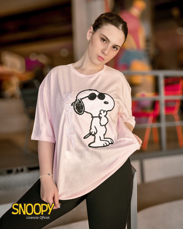 Remera Tokio Snoopy - Unisex Oversize