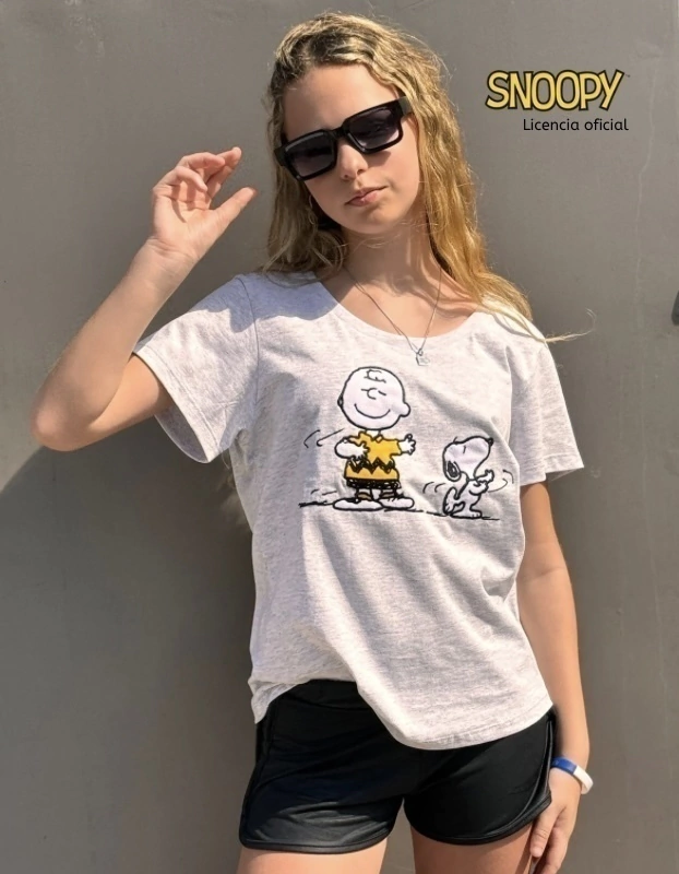 Remera Snoopy & Charlie Brown