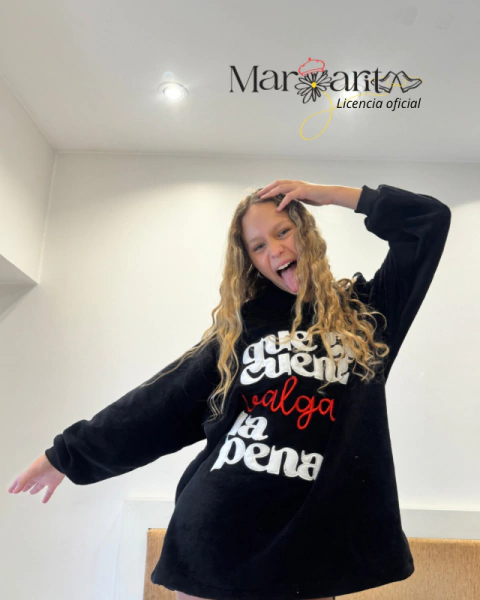 Poncho Daisy - Negro - comprar online