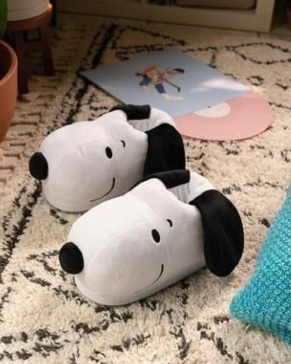 Pantufla snoopy 3D - Blanco