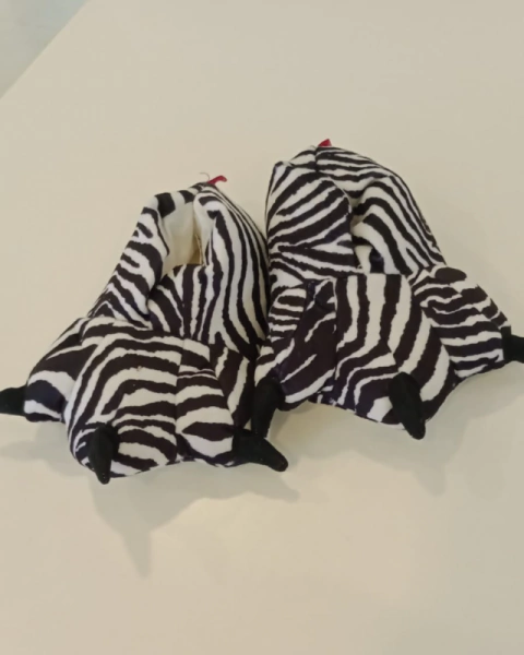 D Pantuflas Garra animal print - Talles varias - comprar online