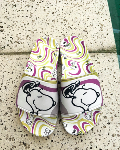 Ojotas Snoopy - diseño urbano verde - comprar online