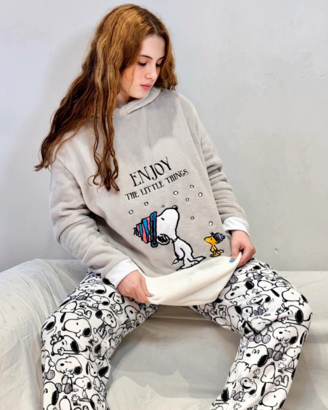 Buzo snoopy - Gris