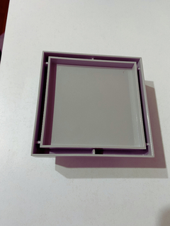 Ralo Oculto Invisível Veneza 100 mm Cinza Claro