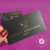 CARTÃO DE VISITA LUXO - HOTSTAMPING