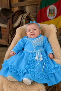 Vestido de Prenda Infantil | Roupa Gaúcha Infantil na internet