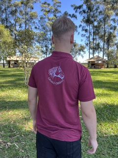 Polo Masculina Tradicional - Bordo na internet