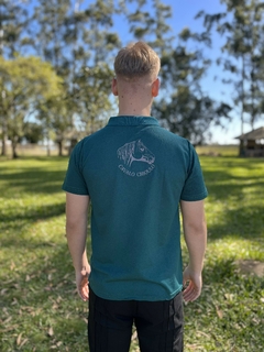 Polo Masculina Tradicional - Verde na internet