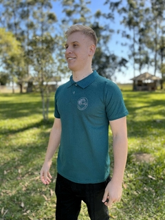 Polo Masculina Tradicional - Verde - comprar online