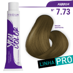 You Color - 7.73 Louro Médio Marrom Dourado (Marrom)