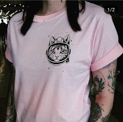CAMISETA GATO ASTRONAUTA