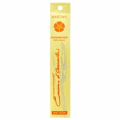 Incenso de Vareta de Olibano (Maroma Encens d'Auroville - Stick Incense - Frankincense - 1 Pack of 10 Sticks - comprar online