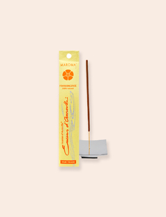 Incenso de Vareta de Olibano (Maroma Encens d'Auroville - Stick Incense - Frankincense - 1 Pack of 10 Sticks