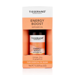 Óleo para Difusor Energy Boost Tisserand 9ml (Óleo Para Vaporização com Laranja, Limão Taiti e Toranja)