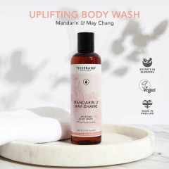 Sabonete em Gel de Banho Corporal Mandarina e Litsea Cubeba Edificante 250ml (Mandarin & May Chang Uplitfing Body Wash) - Tisserand Aromatherapy