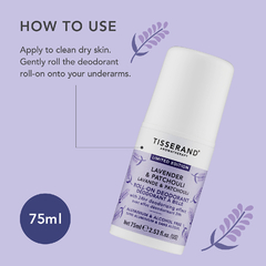 Imagem do Desodorante Roll On- Lavanda e Patchouli 75ml ( Tisserand)