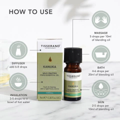 Óleo Essencial de Kanuka 9ml (Kunzea ericoides) Tisserand Vencimento Dezembro de 2025 - Tisserand Aromatherapy