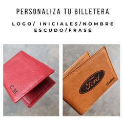 Billetera tarjetero desmontable doble / Art 4110 - Ayna Complementos