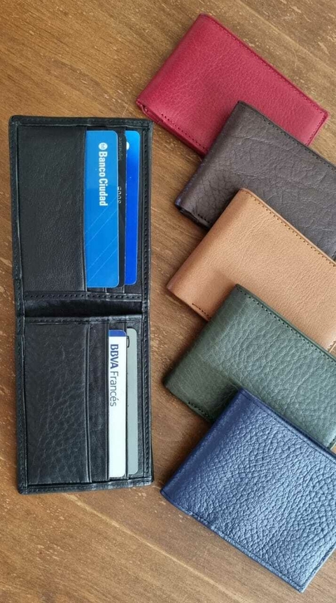 Billetera doble tarjetero - Cuero Premium / Art 1103 - comprar online