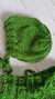 Set Bombachon Tejido (6 meses) verde - comprar online