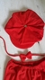 Set Bombachon Rojo Lanilla Bremer - Andia Indumentaria