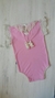 Body Basico Rosa Manguitas Corta - comprar online