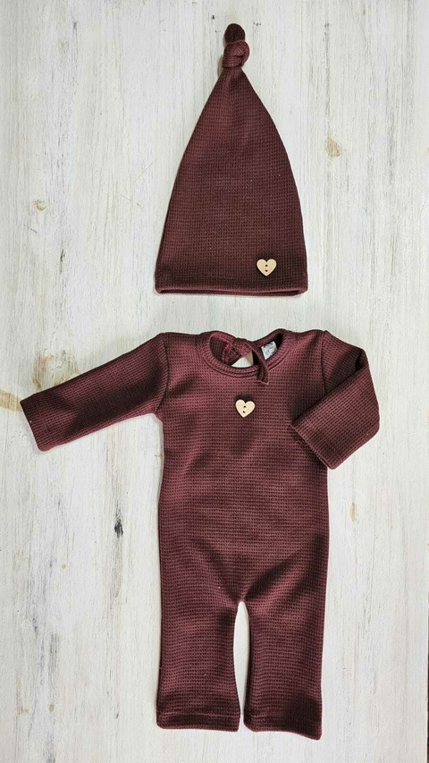 Set Nb-0 Waffle (Mono- dormi. ) Bordo
