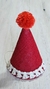 Bonete Pre Añito Arpillera Rojo