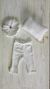 Set Nb O Boina Lanilla Waffle off white