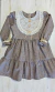 Vestido gris 24 meses (mangas largas )