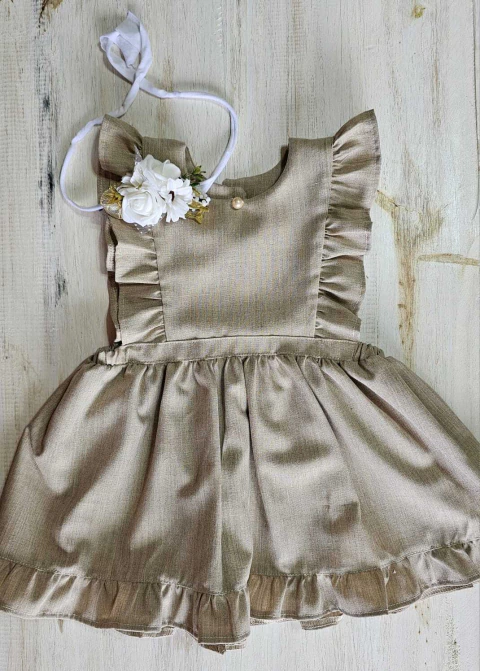 Vestido Arena - 12 meses