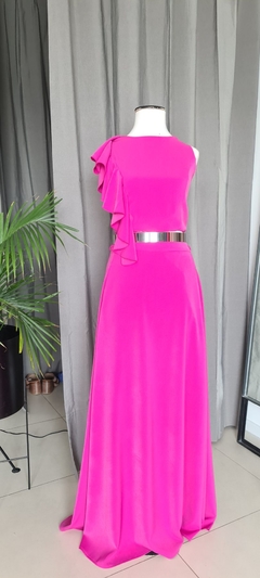 FALDA GRANADA + TOP MAUNA magenta o verde