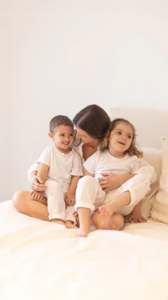 Pantalon NIÑO cotton blanco solcitos - comprar online