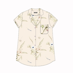 Camisón manga corta sedita SE3 - crema