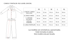 Camisa manga larga y pantalón R02-Laurel - Bastille