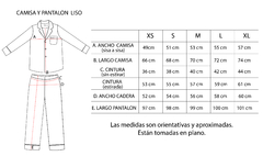 Imagen de Pijama liso envivado - Almendra