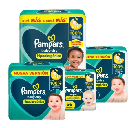 PAMPERS BABY-DRY - comprar online
